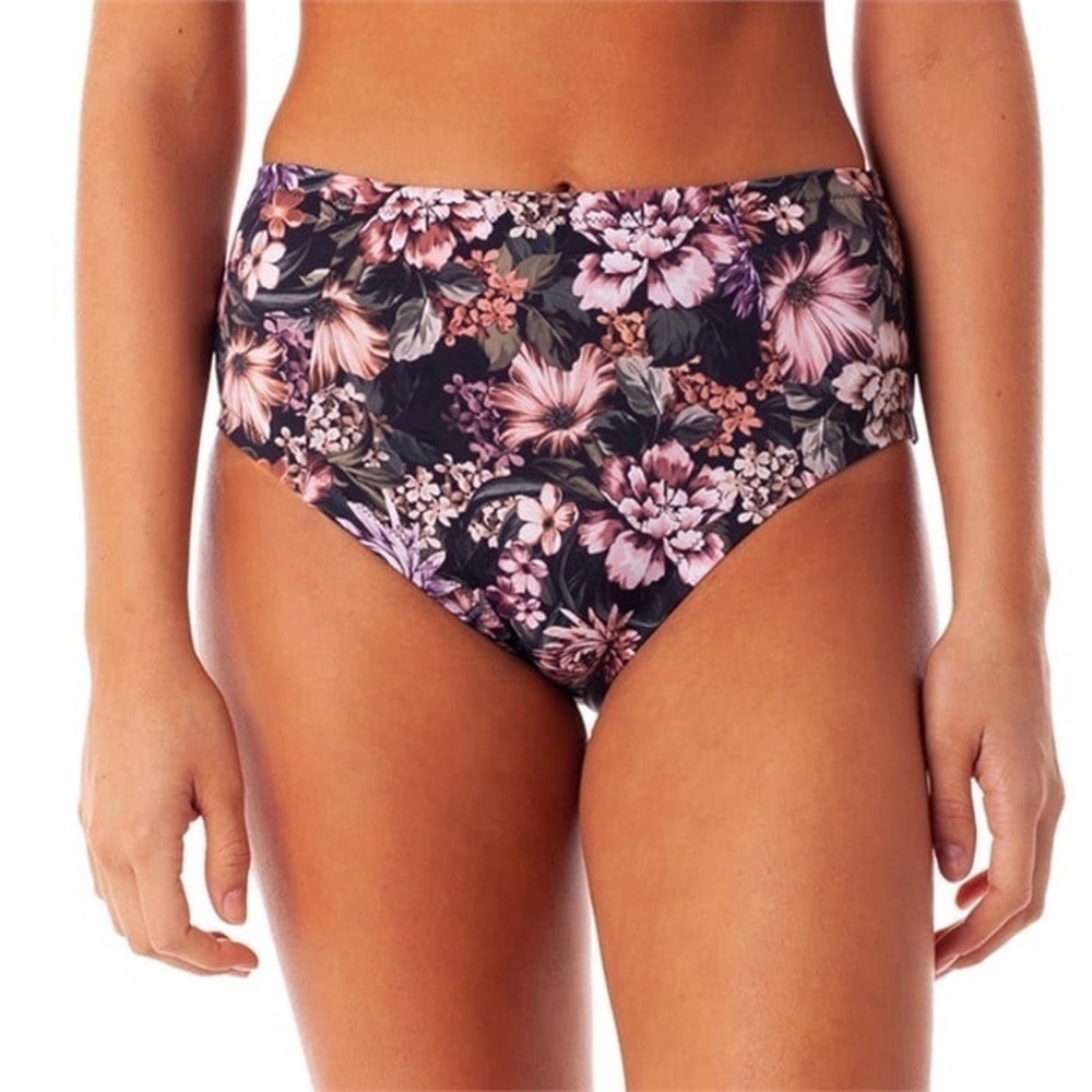 Rhythm Floral Jolene High Waisted Bikini Bottoms Size Small